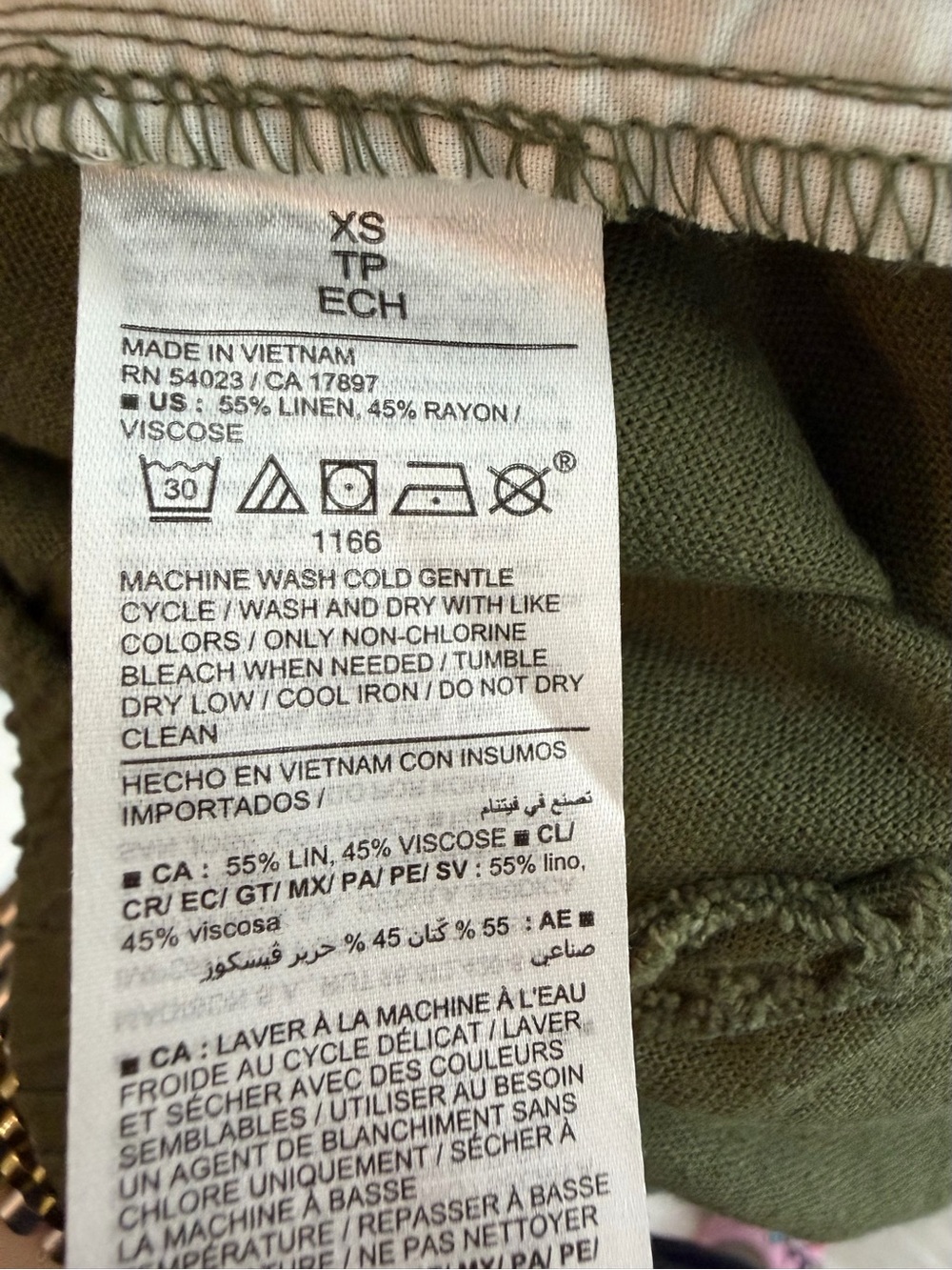 Old Navy High-Waisted Linen
Blend Pull-On Shorts Olive
Green XSmall - Picture 6 of 9